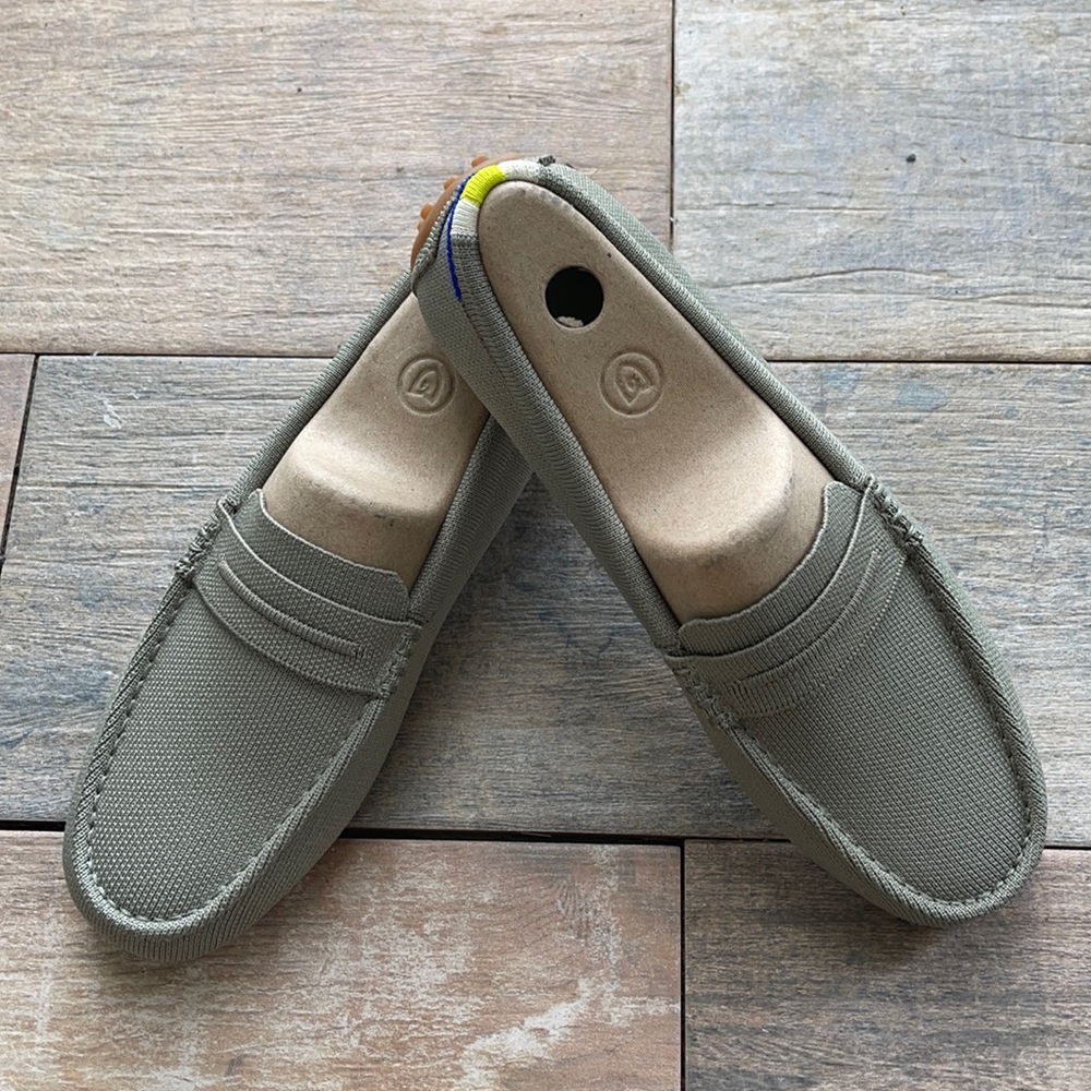 Rothy’s Green/ Sage Loafers Ladies Size W9